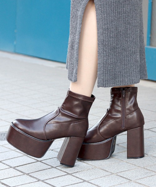 「LOVEHUNTER」 ブーツ M シルバー レディース_画像5