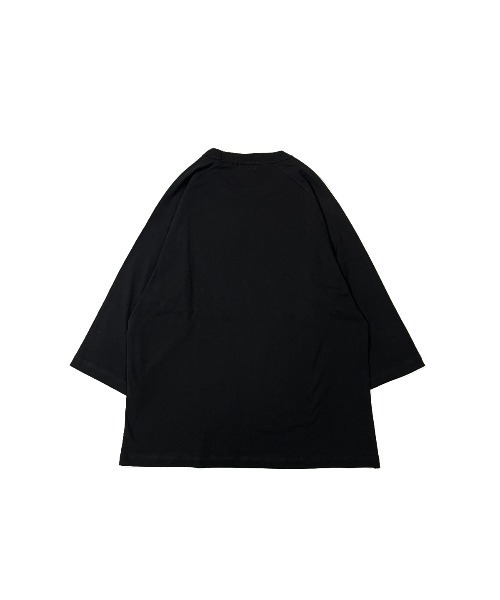 「BIG MIKE」 7分袖Tシャツ - ストーン メンズ_画像4