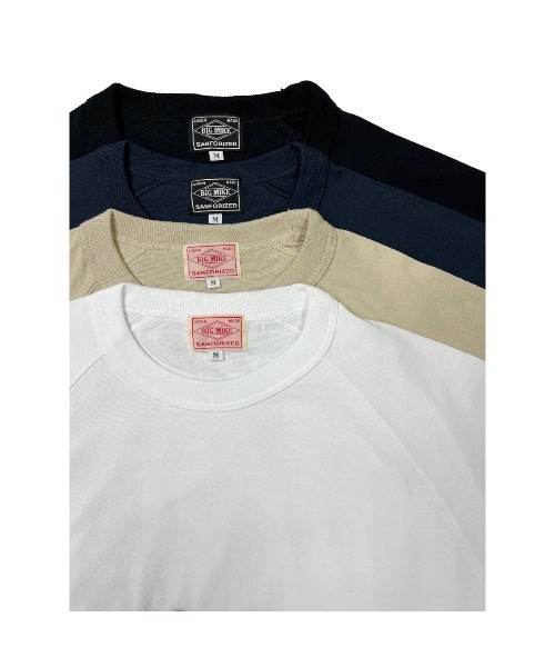 「BIG MIKE」 7分袖Tシャツ - ストーン メンズ_画像9