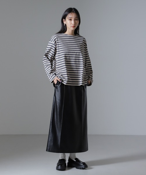 「ORCIVAL」 長袖カットソー 1 ブラウン レディース_画像3