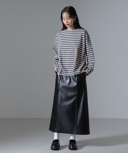 「ORCIVAL」 長袖カットソー 1 ブラウン レディース_画像4