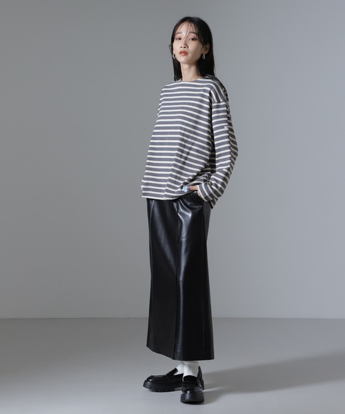 「ORCIVAL」 長袖カットソー 1 ブラウン レディース_画像5