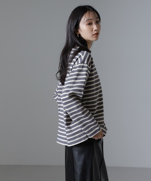 「ORCIVAL」 長袖カットソー 1 ブラウン レディース_画像7