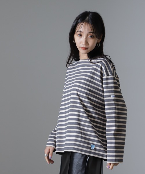 「ORCIVAL」 長袖カットソー 1 ブラウン レディース_画像8