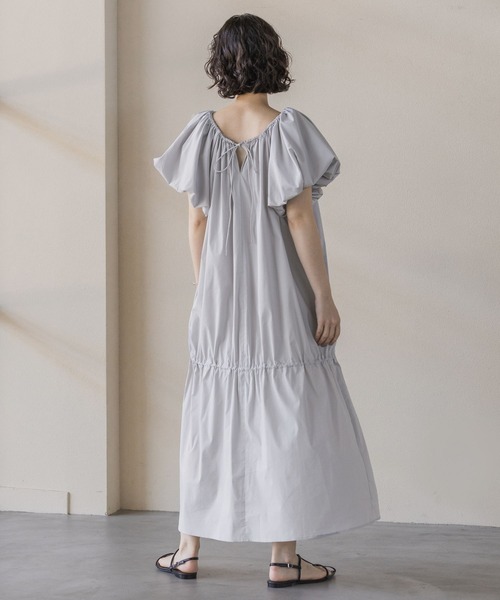 「A part by」 7分袖ワンピース FREE グレー系その他 レディース_画像9