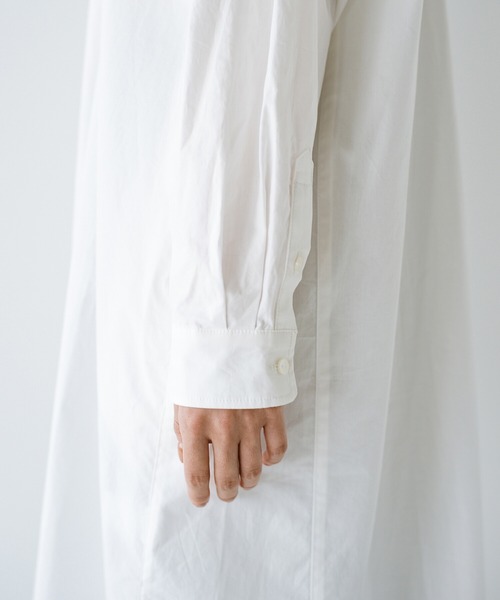 「haco!」 長袖ワンピース LARGE ネイビー レディース_画像4