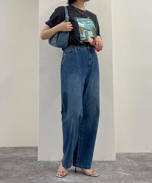 [fredy emue] Denim брюки 36 черный женский 