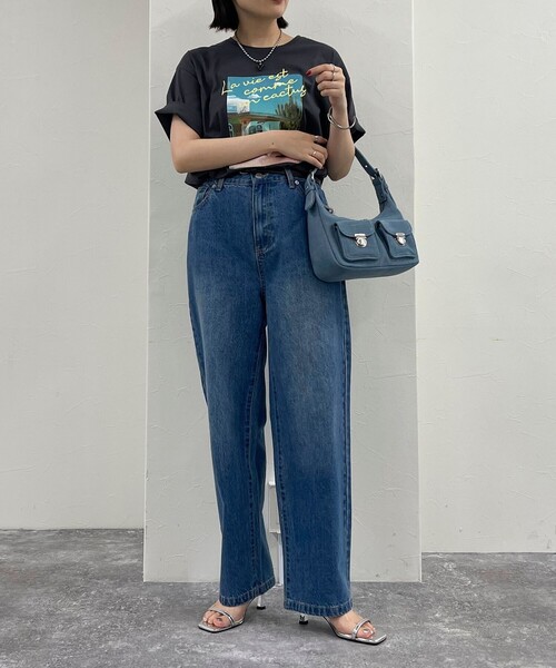 [fredy emue] Denim брюки 36 черный женский 
