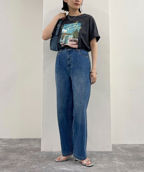 [fredy emue] Denim брюки 36 черный женский 