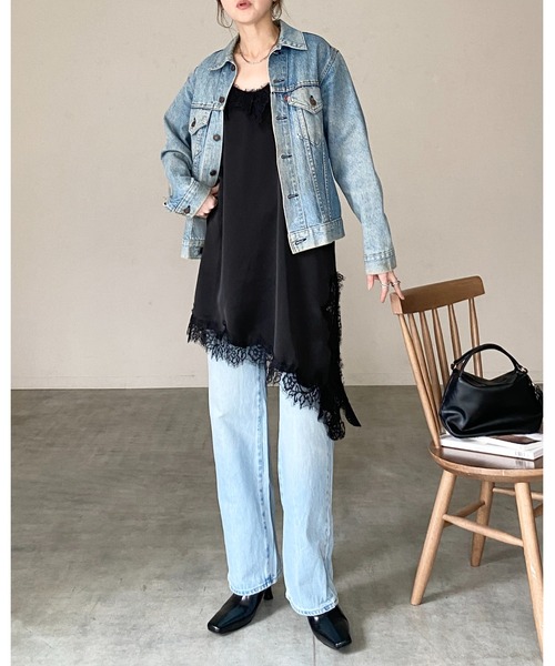 She's Closet キャミソール アシンメトリーロング丈サイドスリット