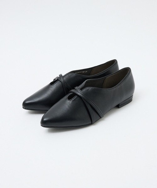 「Au BANNISTER」 フラットパンプス 35 ブラック レディース_画像6