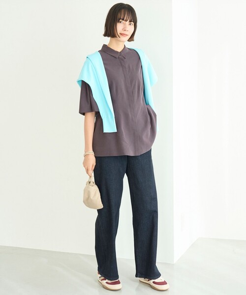 「UNFILO」 デニムパンツ - ブルー レディース_画像9