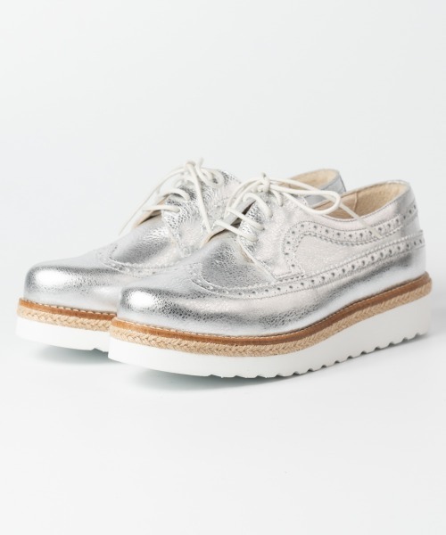 「BONTRE」 ローカットスニーカー 36 シルバー レディース_画像9