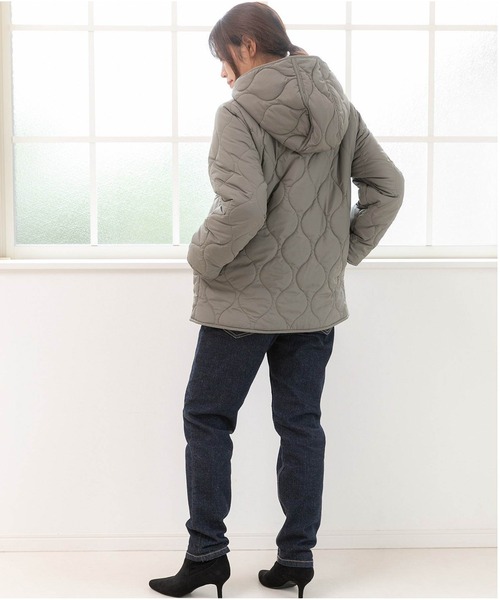 「PREFERIR」 ジャケット LARGE カーキ レディース_画像6