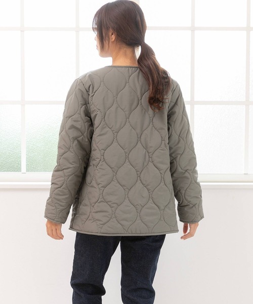 「PREFERIR」 ジャケット LARGE カーキ レディース_画像8