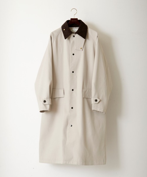 「EMMA CLOTHES」 ステンカラーコート M グレー メンズ_画像2