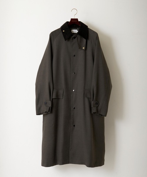 「EMMA CLOTHES」 ステンカラーコート M グレー メンズ_画像3