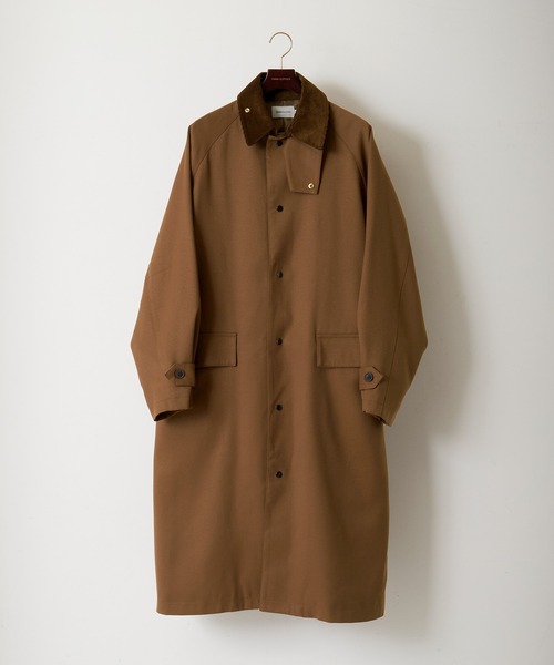 「EMMA CLOTHES」 ステンカラーコート M グレー メンズ_画像5