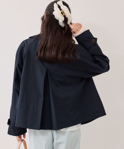 vis ショートトレンチコート VIS｜ショートトレンチコート/UVケア・撥水・花粉ガード | Rakuten