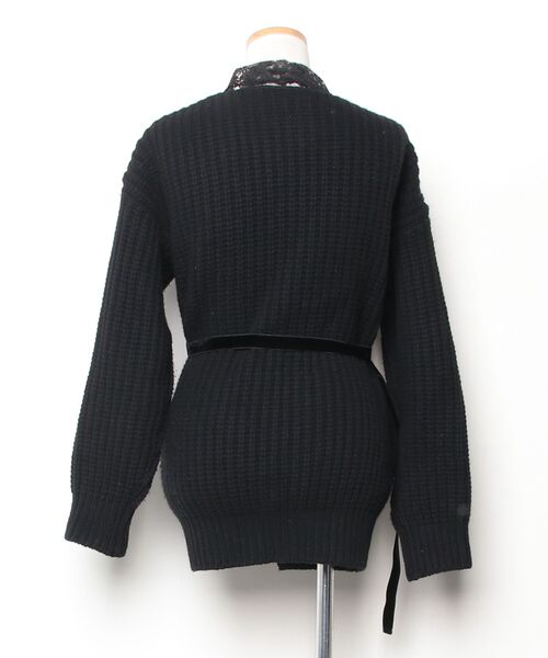 「leur logette」 ニットカーディガン 1 ブラック レディース_画像2