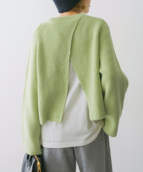 「Spick \u0026 Span」 長袖ニット - グリーン レディースの画像