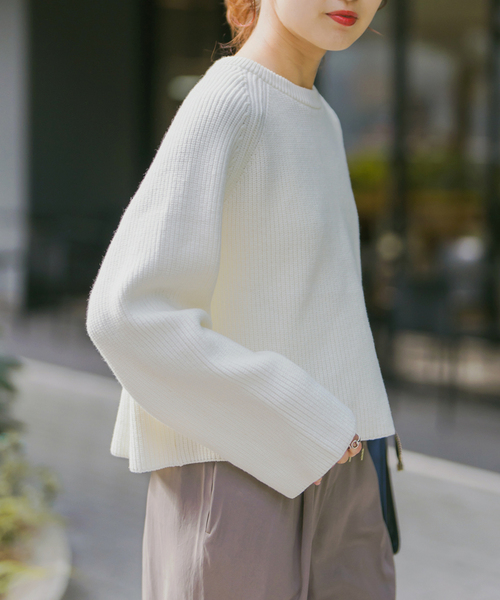「Spick \u0026 Span」 長袖ニット - グリーン レディースの画像