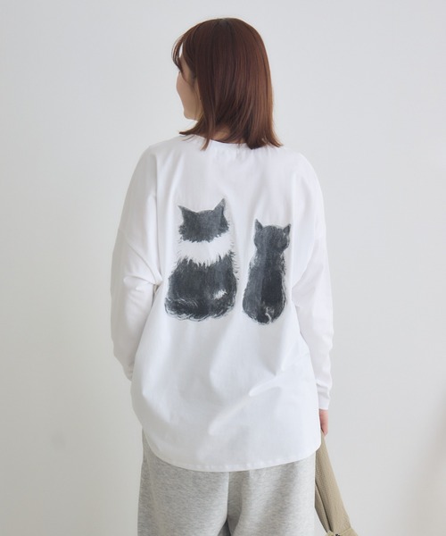 meeny miny tシャツ 「meeny miny」CAT ＆ BAKES 9456「ドキッ」ロンT