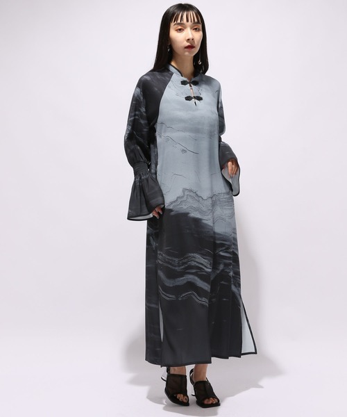 HARE（ハレ） 長袖ワンピース FREE ブラック レディース : ZOZOTOWN