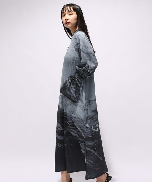 「HARE」 長袖ワンピース FREE ブラック レディース_画像5