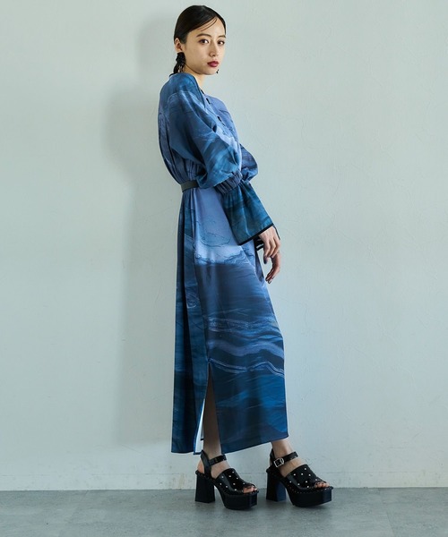 HARE（ハレ） 長袖ワンピース FREE ブラック レディース : ZOZOTOWN