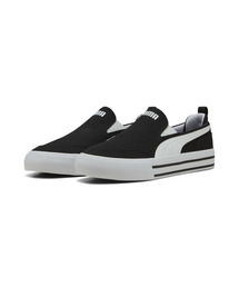 「PUMA」 ローカットスニーカー 30.0cm ブラック×ホワイト メンズの画像7