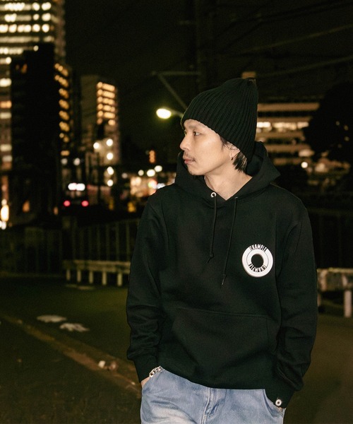 EXAMPLE（エグザンプル） パーカー EXAMPLE ROUND LOGO HOODIE メンズ