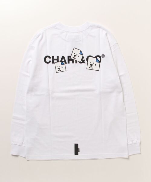「CHARI&CO」 長袖Tシャツ MEDIUM ネイビー メンズ_画像4