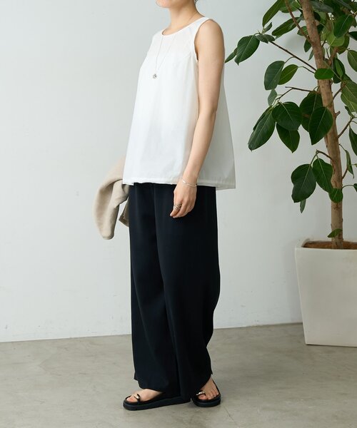 新品 BEARDSLEY ビアズリー タンクトップ ノースリーブ シャツタンク BEARDSLEY（ビアズリー） ブラウス シャツ シャツタンク レディース