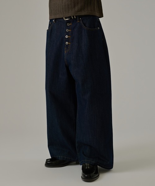 kutir（クティール） ワイドパンツ ジーンズ 13OZ ASSORTED BUGGY 