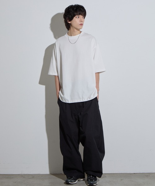 「SLICK」 半袖Tシャツ 1 ブラック メンズ_画像6