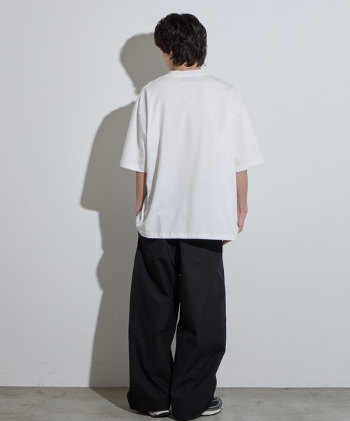 「SLICK」 半袖Tシャツ 1 ブラック メンズ_画像8