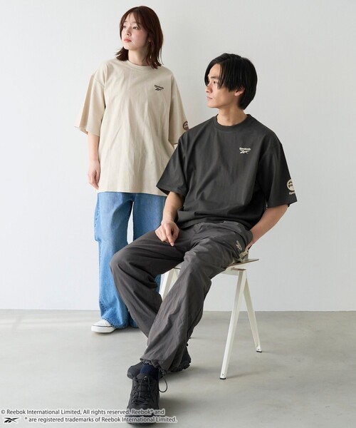 coen（コーエン） tシャツ Reebok（リーボック）別注PUMP Tシャツ