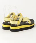 「Teva」 フラットサンダル 23cm ブラ...の詳細画像1