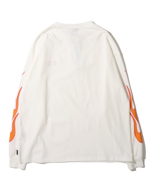 「THRASHER」 長袖Tシャツ MEDIUM アッシュグレー メンズ_画像3