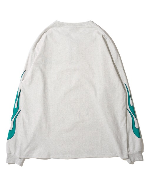 「THRASHER」 長袖Tシャツ MEDIUM アッシュグレー メンズ_画像8