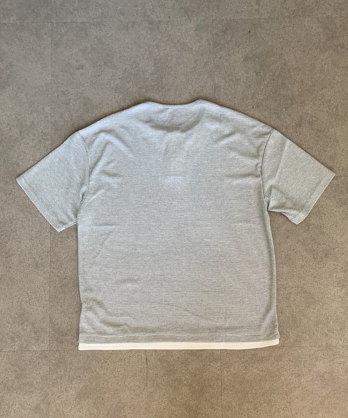 link lot ヘンリーネック tシャツ 「26春夏新作」フェイクレイヤード