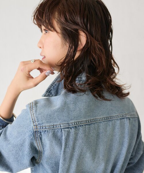 ワンピース 「Yossshiiii企画」「A・MONN(アモン)」デニムシャツマルチワンピースの画像