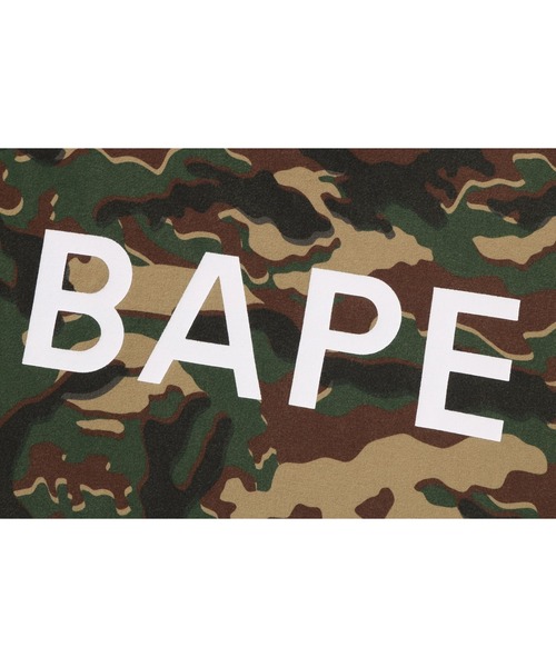 tシャツ GLITCH WOODLAND CAMO BAPE CROPPED L/S TEE レディースの画像