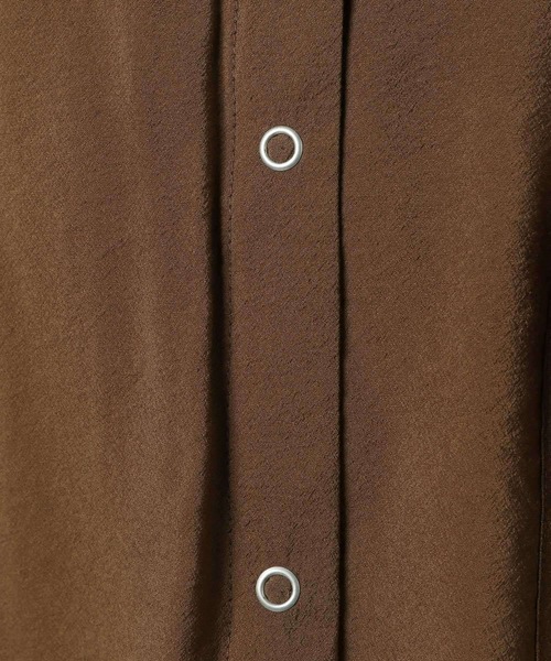 「LEPSIM」 長袖ブラウス FREE キャメル レディース_画像3