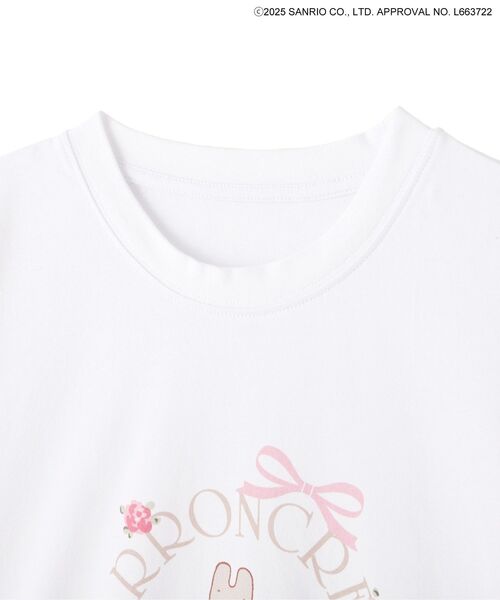 マロンクリーム  クロエレース  ホワイトＴシャツ セール】マロンクリーム/T（Tシャツ/カットソー）｜sanrio（サンリオ