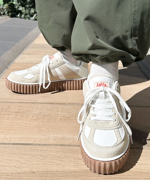 「Java」 ローカットスニーカー MEDIUM ブラウン メンズ_画像8