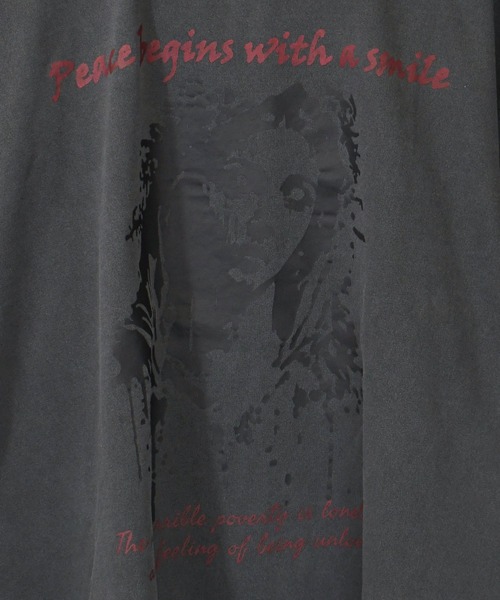 「Starting Over」 長袖Tシャツ M モカ メンズ_画像8