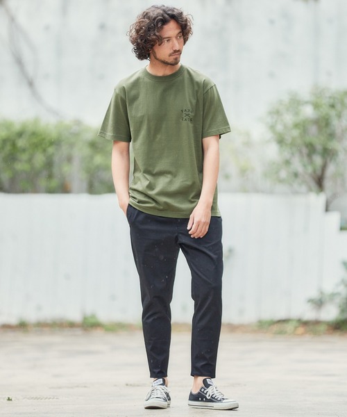 「CAMBIO」 イージーパンツ S ネイビー メンズ_画像9