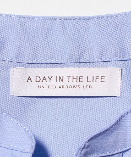 ブラウス シャツ スキッパー フォルム シャツ 5分袖 「A DAY IN THE LIFE」 レディースの画像